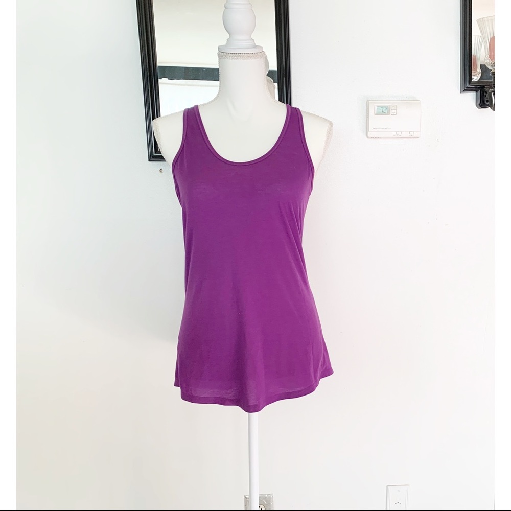 Lucy Purple Racerback Top Size Medium - Picture 2 of 8